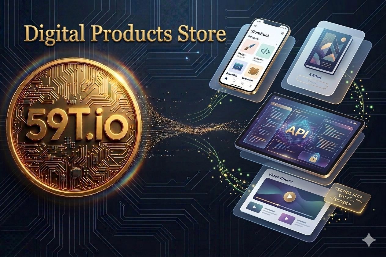 شعار متجر 59t.io للمنتجات الرقمية
